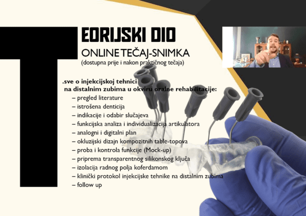 [Beograd - 20.06.2025.] Hibridni hands-on tečaj: Kompozitni table-tops - injekcijska tehnika na distalnim zubima - FUNKCIJSKI PROGRAM (+ 6 sati teorije) - Image 4