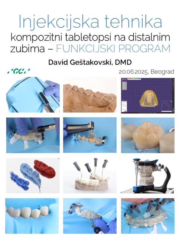 [Beograd - 20.06.2025.] Hibridni hands-on tečaj: Kompozitni table-tops - injekcijska tehnika na distalnim zubima - FUNKCIJSKI PROGRAM (+ 6 sati teorije) - Image 2